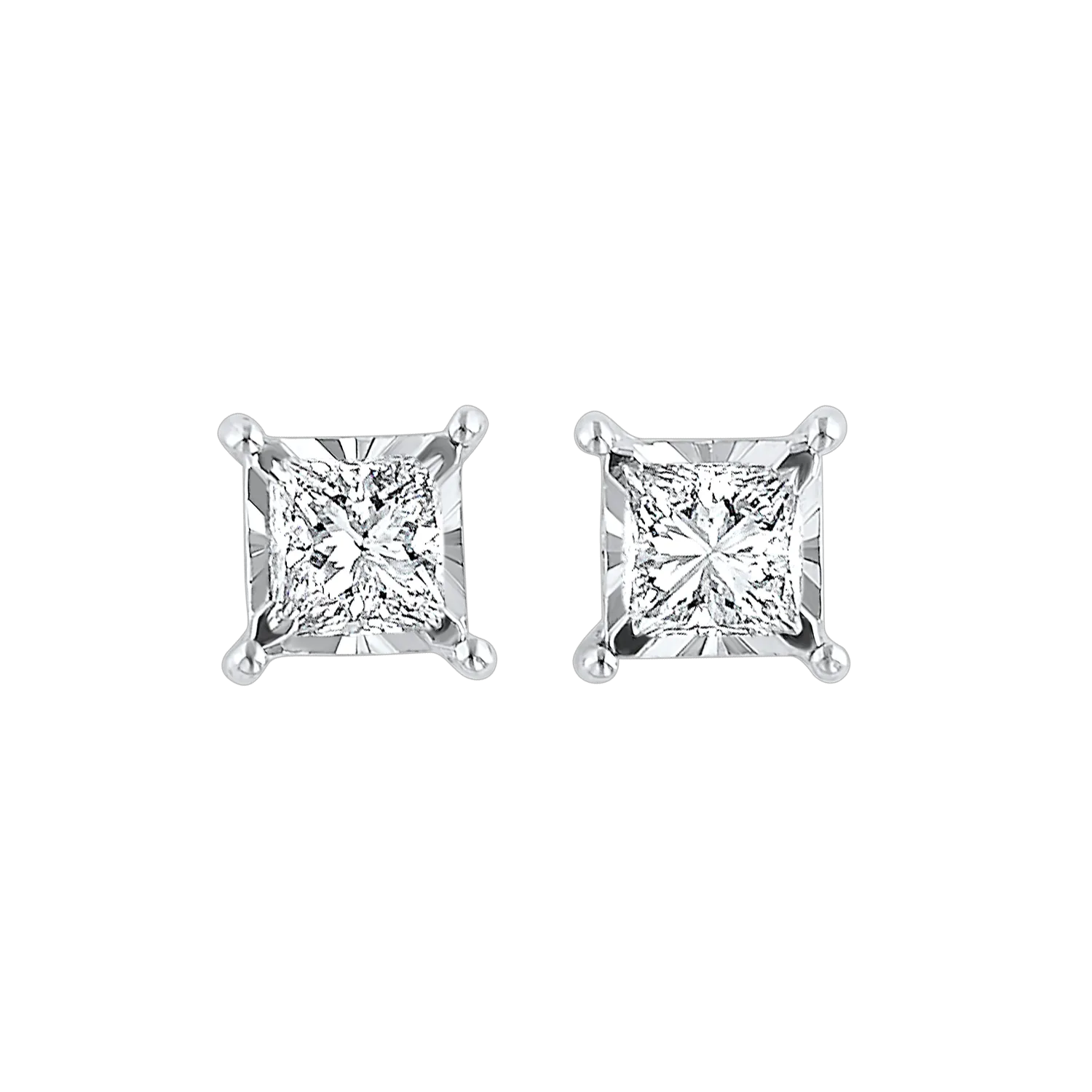 14KTW Diamond Tru Reflection Basics Stud 3/4 Ct