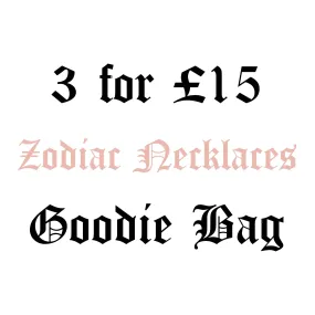 3 For £15 Goodie Bag - Zodiac