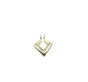 Diamond Chevron Pendant