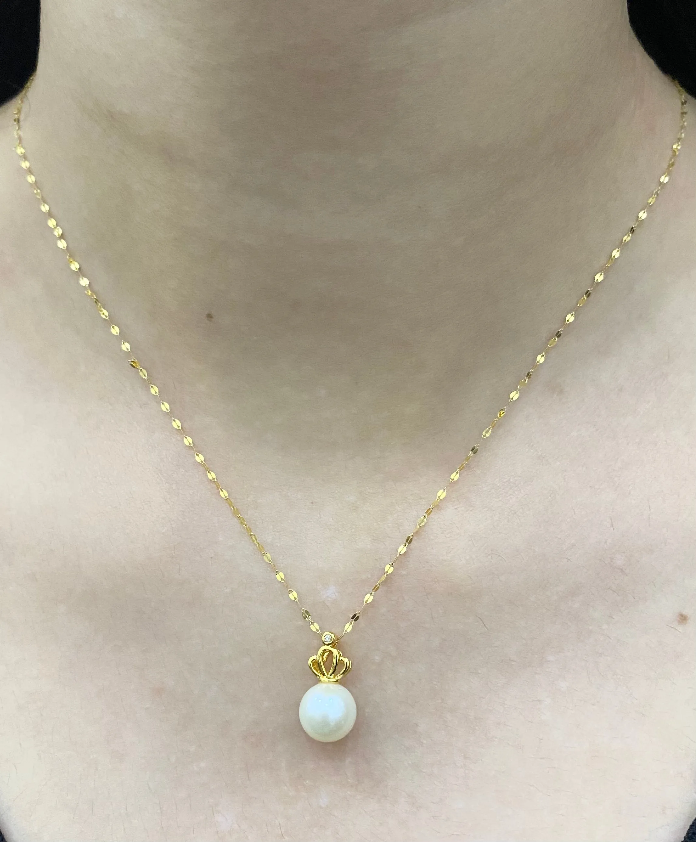 #GOLD2024 | 18K Fresh Water Pearl Crown Necklace