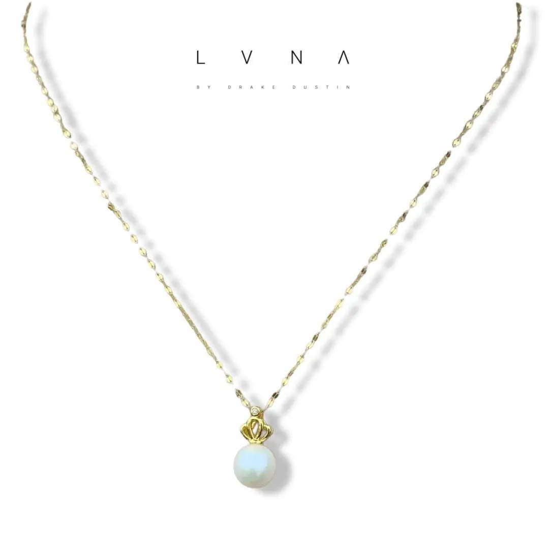 #GOLD2024 | 18K Fresh Water Pearl Crown Necklace