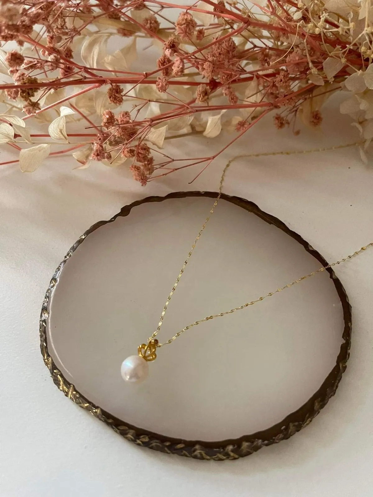 #GOLD2024 | 18K Fresh Water Pearl Crown Necklace