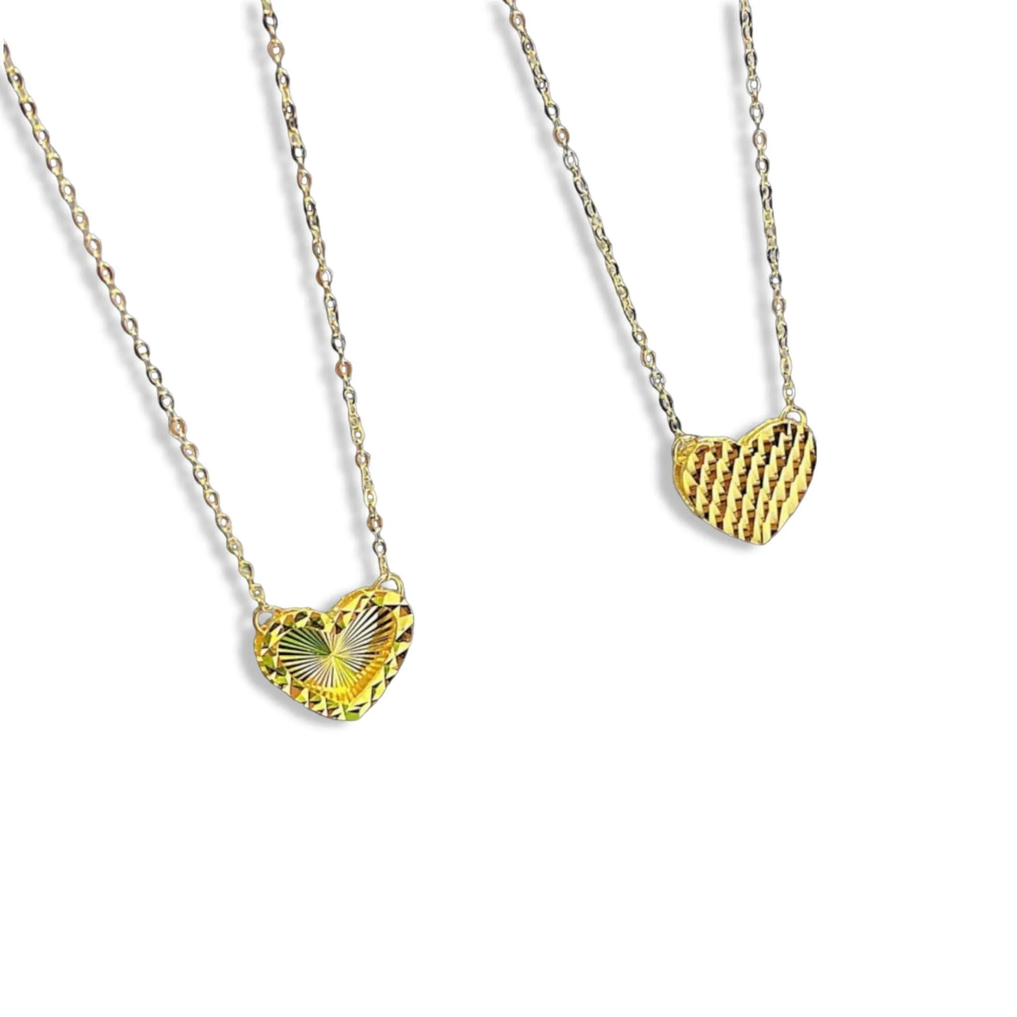 #GOLD2024 | 18K Golden Heart Centered Necklace 18”