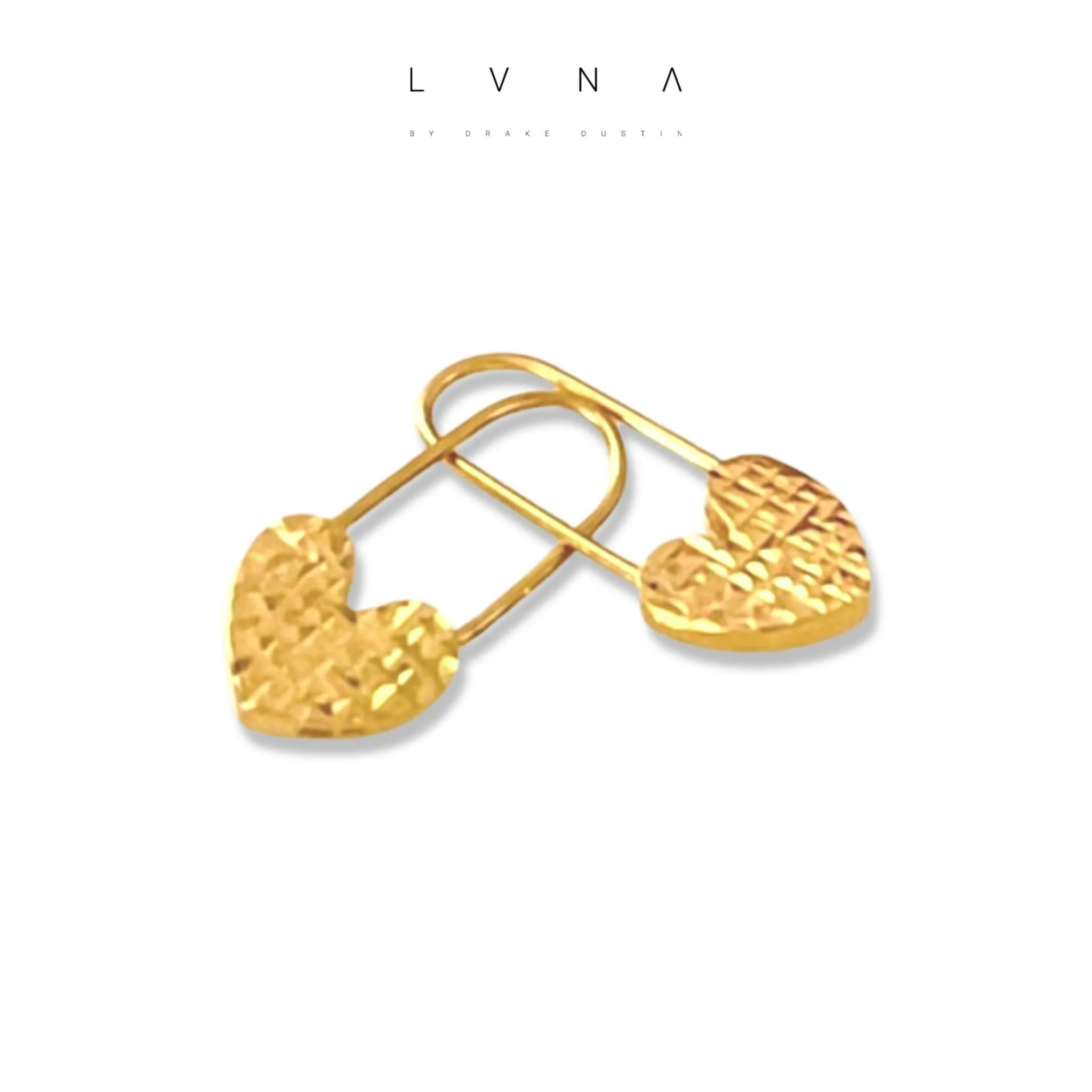 #GOLD2024 | 18K Golden Heart Lock Earrings