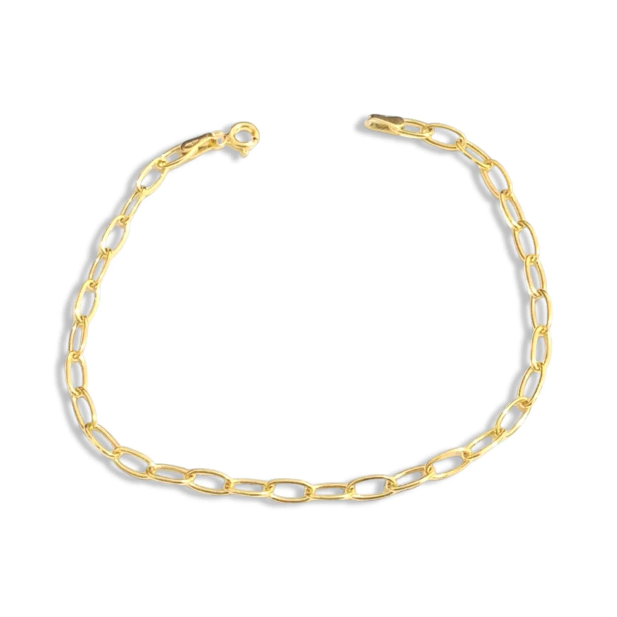 #GOLD2024 | 18K Golden Paperclip Bracelet