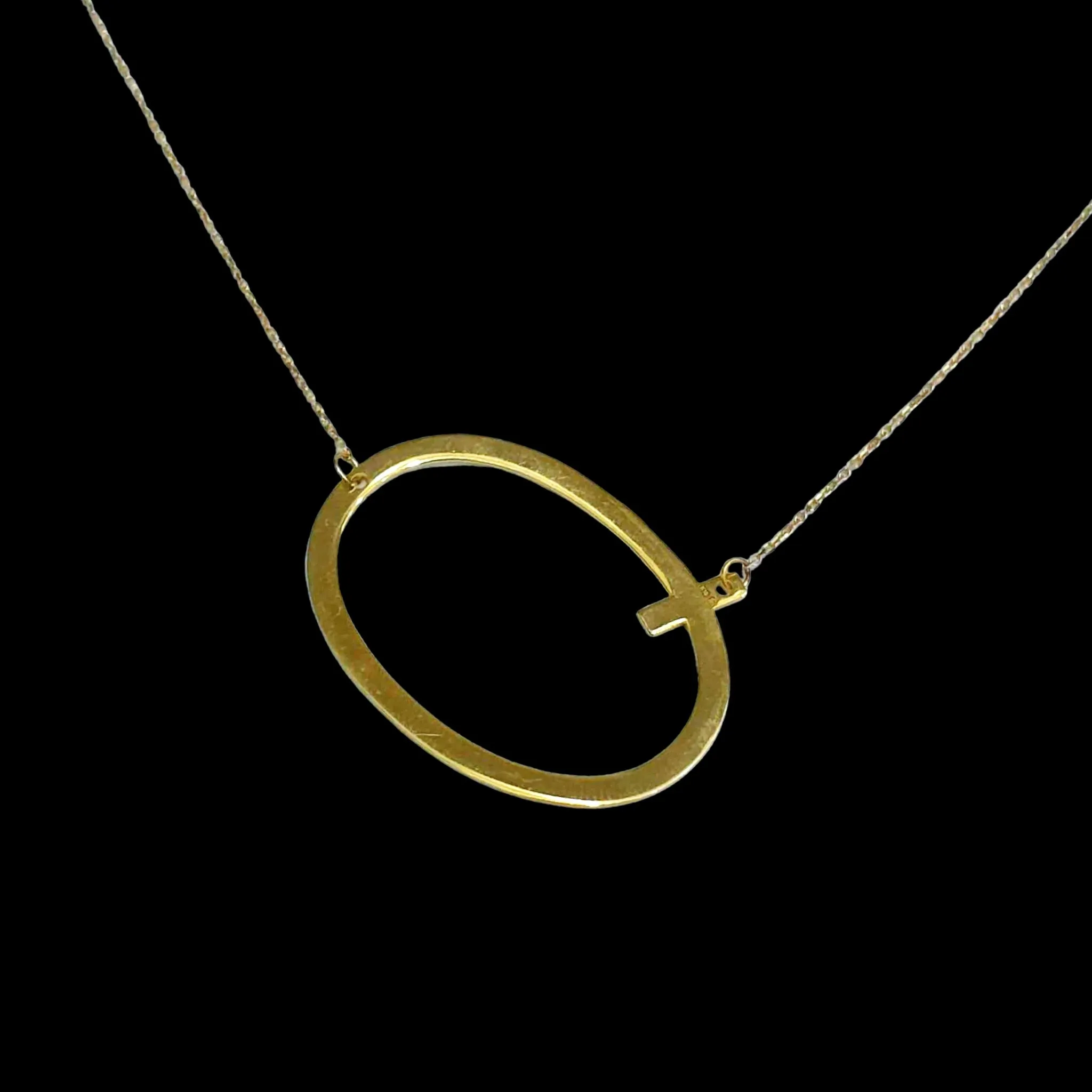 #GOLD2024 | Large Golden Alphabet Letter Necklace 18kt 20”