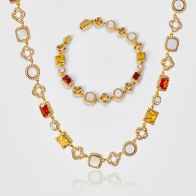 Iced Gemstone Set (Gold)