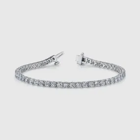 Lab Diamond Tennis Bracelet 14K White Gold