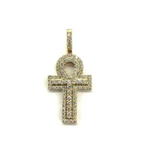 *New* 1.59 ctw Ankh Cross Pendant