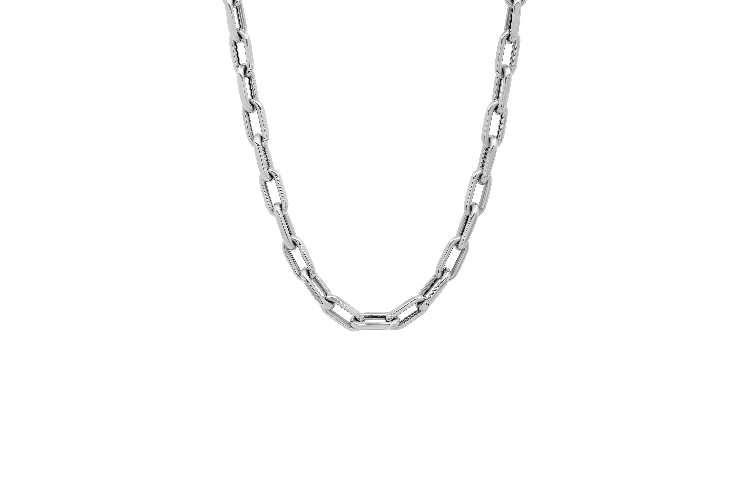 Stylish Open-Link Chain Necklace