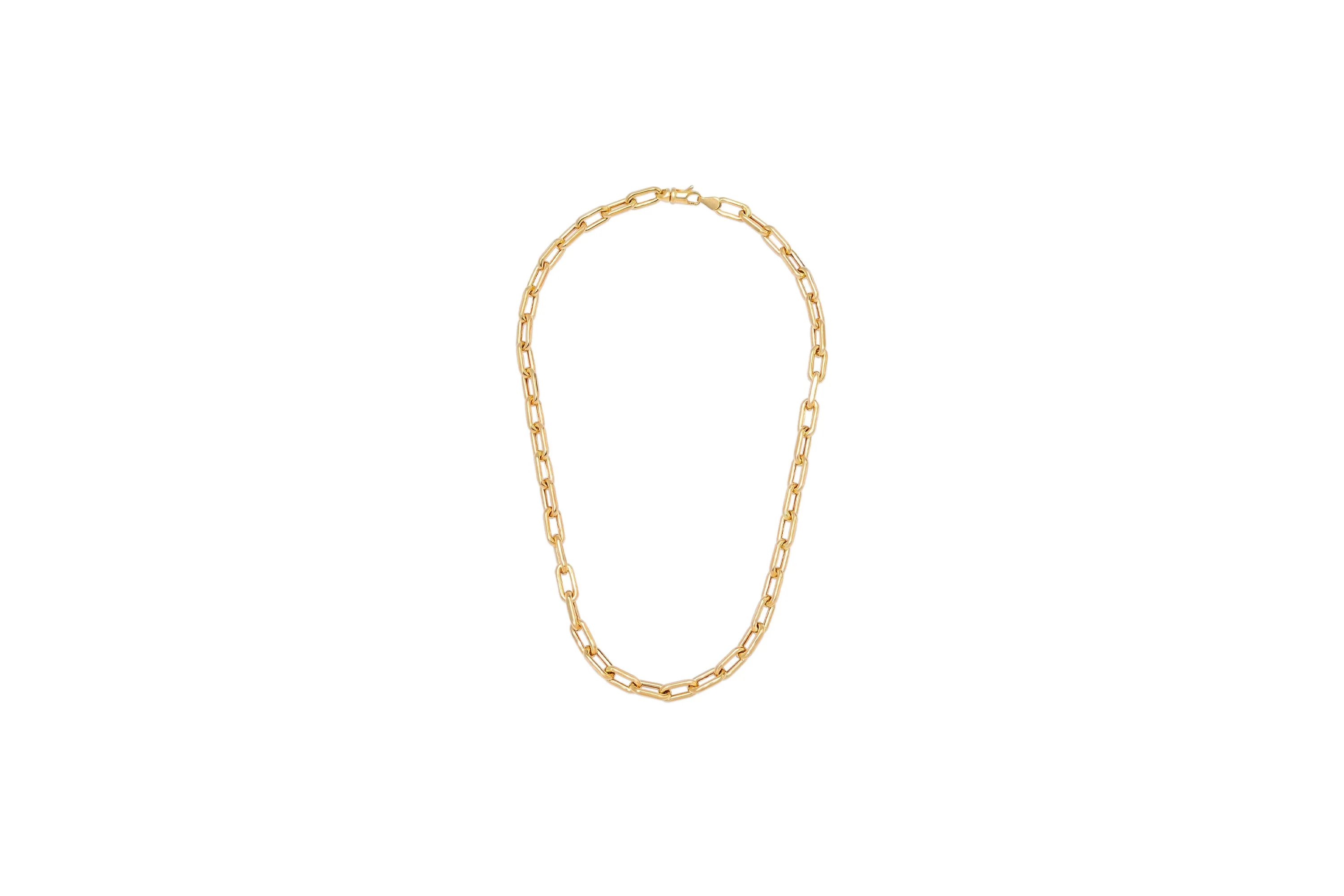 Stylish Open-Link Chain Necklace