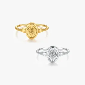 Sunburst Signet Ring (Greek Inspired Collection)